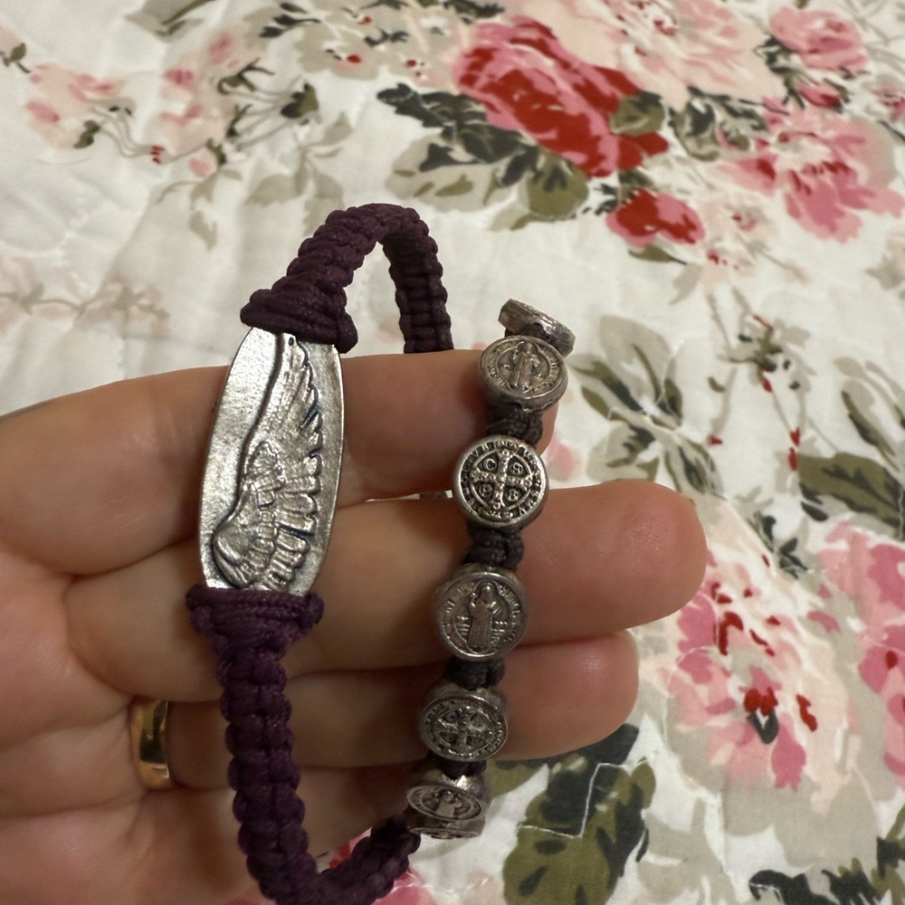 Bundle of my saint my hero bracelets